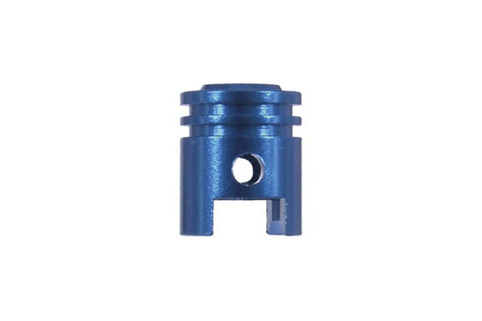 Valve Stem Cap 'Piston' blue