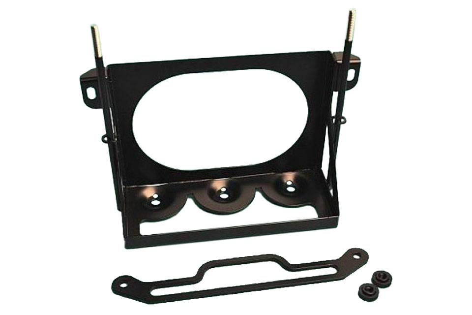 Stainless Steel Battery Tray, Small Black
