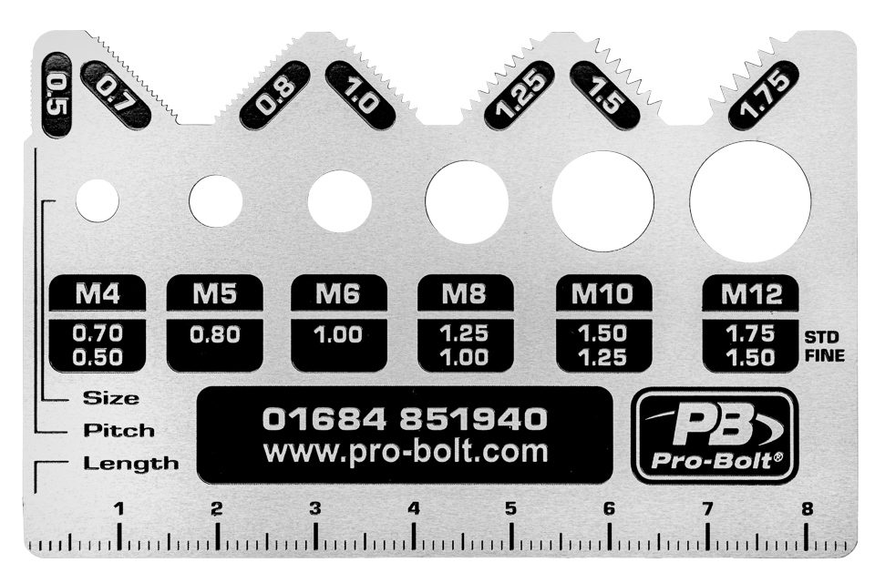 Metric Thread Identification Tool