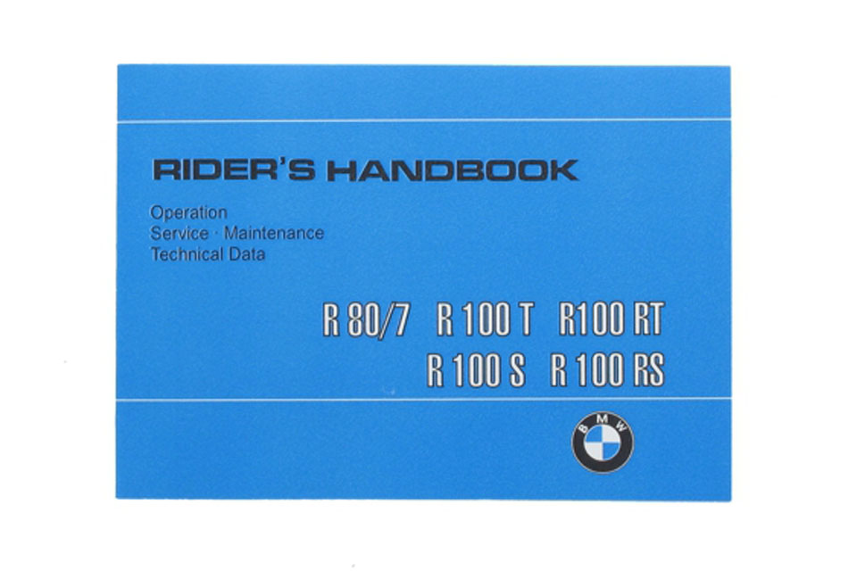 BMW Owner's Manual, 1979 Edition