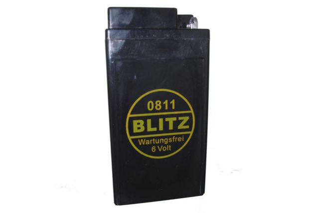 Halvtreds Distill Fra 6V Gel Battery 0811