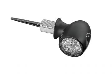 Kellermann Atto Tail Light, Black, Clear Glass