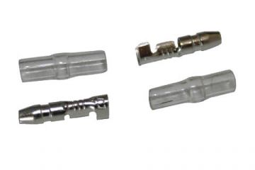 Bullet Connector  with insulator, 50 pc. 3.5mm-Male