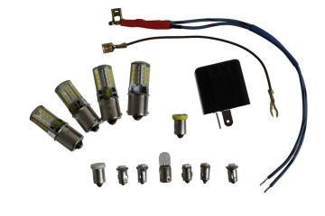 Instrument and Turn Signal LED Light Kit /5 Green