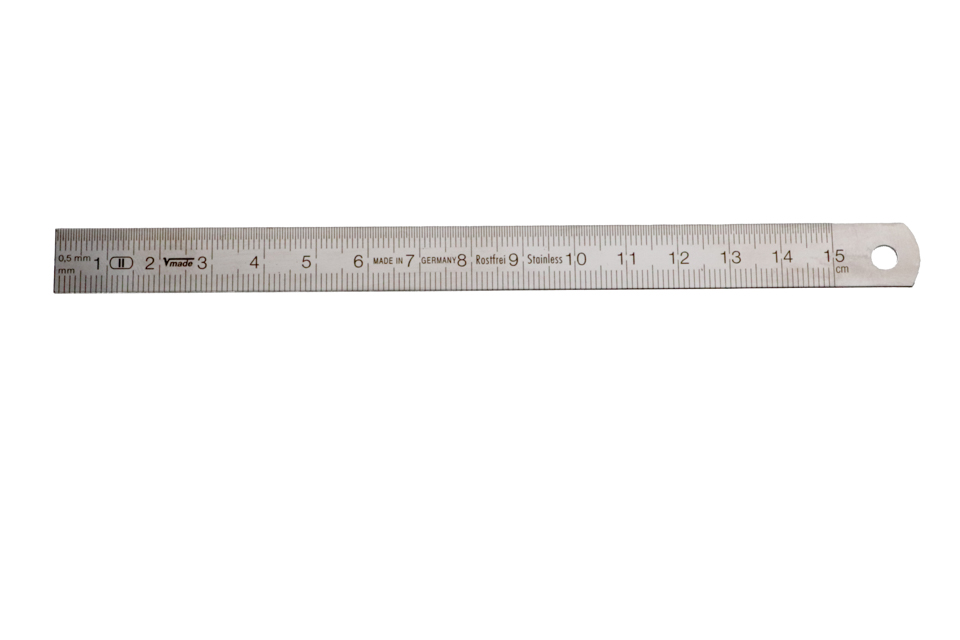 Metric Ruler Frame Flexible Steel Metric Ruler