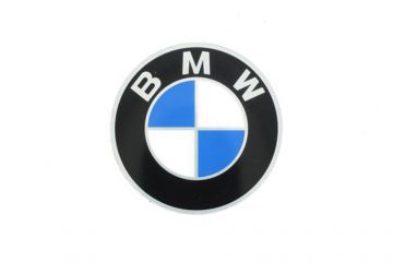 bmw emblema del deposito metalico de 70 mm - Motos Clasicas MG