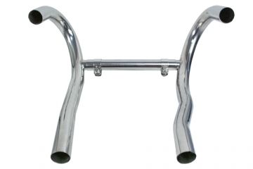 Stainless Header Set, Monolever w/Oil Cooler