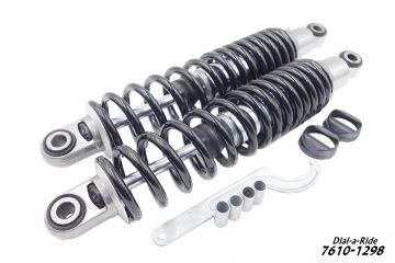 Ikon Shocks, Chrome Body & Black Springs