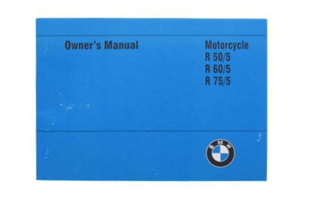 BMW R50/5.R60/5.R75/5 Owners Manual日本語版
