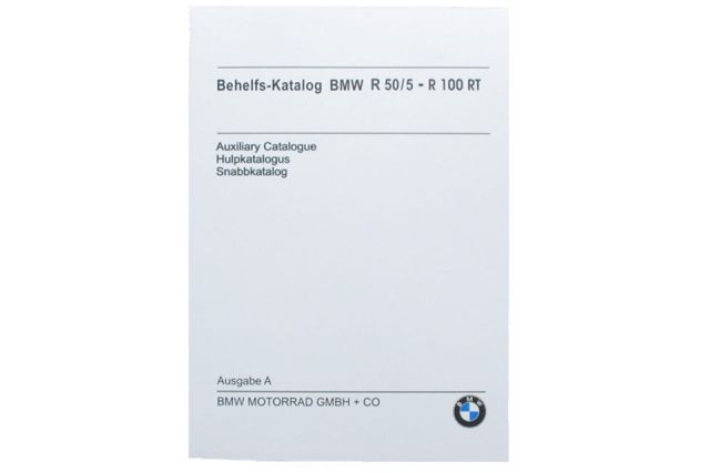 BMW Parts Catalog R50 - R100 RT (4/1981)