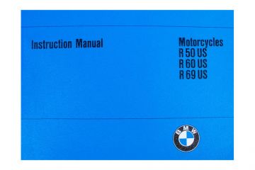 BMW Owner's Manual R50, 60, 69 US