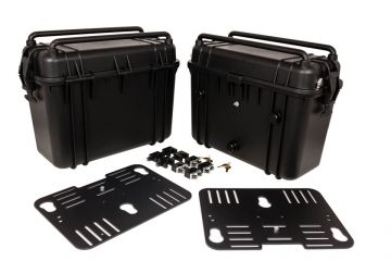 Pannier Side Case Set for 16mm Racks, Black